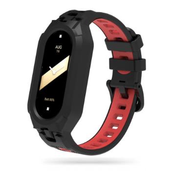 Tech-Protect Armour remienok na Xiaomi Smart Band 8 / 9, black/red