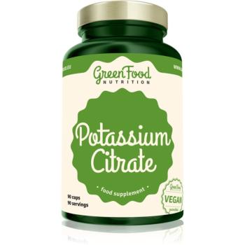 GreenFood Nutrition Potassium Citrate kapsuly pre normálnu činnosť nervovej sústavy 90 cps