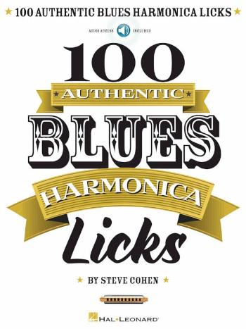 Steve Cohen 100 Authentic Blues Harmonica Licks Noty