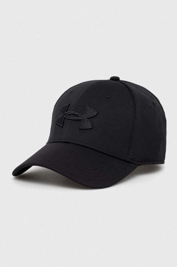 Šiltovka Under Armour čierna farba, s nášivkou