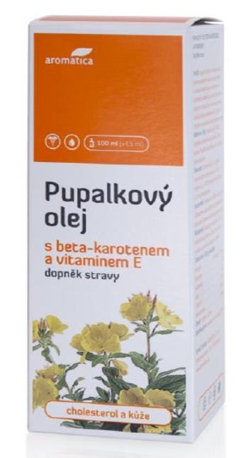 Aromatica PUPALKOVÝ OLEJ S BETA-KAROTÉNOM A VIT.E 50 ml