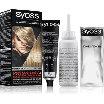 Syoss Color permanentná farba na vlasy odtieň 7-5 Natural Ashy Blond