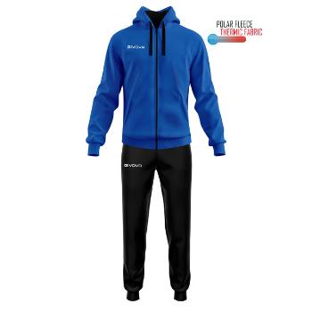 TUTA KING IN POLARFLEECE (SORRENTO) AZZURRO/NERO Tg. 2XL