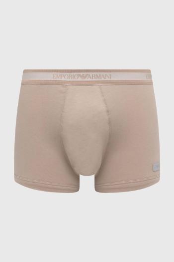 Boxerky Emporio Armani Underwear pánske, béžová farba