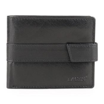 Lagen Pánská kožená peněženka V-03 - černá
