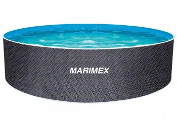 MARIMEX BAZEN ORLANDO 3,66 X 1,22 M RATAN - TELO BAZENA + FOLIA, 10340263