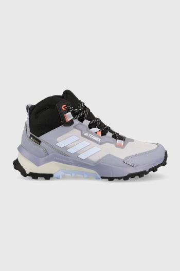 Topánky adidas TERREX AX4 Mid GTX dámske, fialová farba