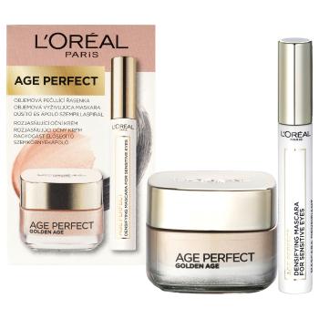 L'Oréal Paris Age Perfect Duo Packs Objemová vyživujúca maskara a rozjasňujúci očný krém