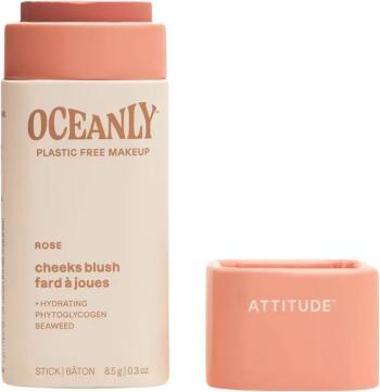 ATTITUDE Oceanly Tuhá krémová tvárenka - Rose 8.5 g