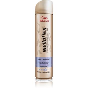 Wella Wellaflex 2nd Day Volume lak na vlasy so silnou fixáciou pre objem 250 ml