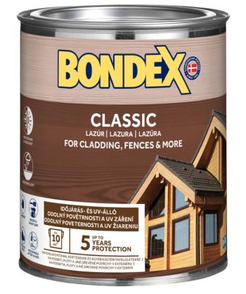 BONDEX CLASSIC - Tenkovrstvá syntetická lazúra na drevo palisander (bondex) 5 L