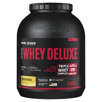 BODY ATTACK Extreme whey deluxe srvátkový hydrolyzát banán 2300 g