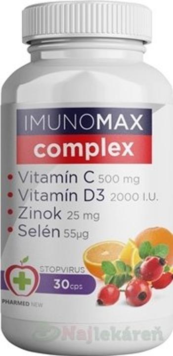 IMUNOMAX complex C+D3+Zinok+Selén Pharmed New kapsúl 30 ks