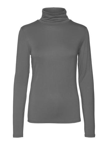 Vero Moda Dámske tričko VMALBERTE Tight Fit 10293803 Medium Grey Melange XXL