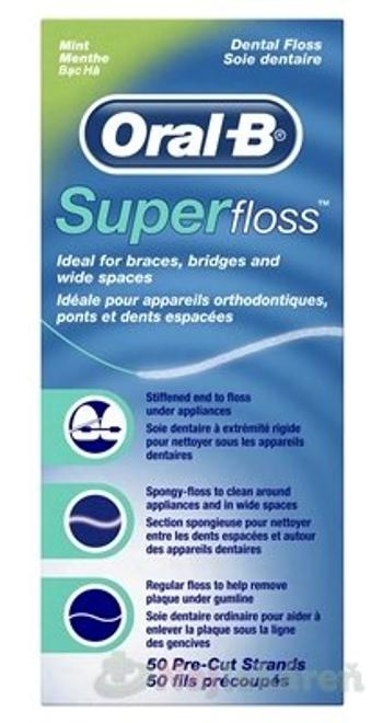 Oral-B Superfloss zubná niť 50 ks