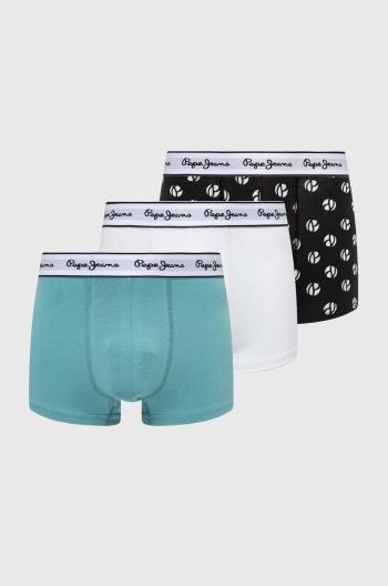 Boxerky Pepe Jeans P DOT TK 3P pánske, čierna farba, PMU11146