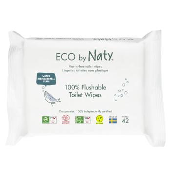 ECO BY NATY Obrúsky vlhčené toaletné 42 ks