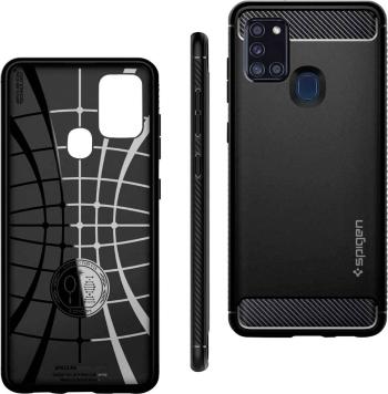 Spigen Rugged Armor Case Samsung Galaxy A21s čierna