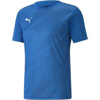 Puma  Tielka a tričká bez rukávov individualRISE Football Graphic Tee  Modrá