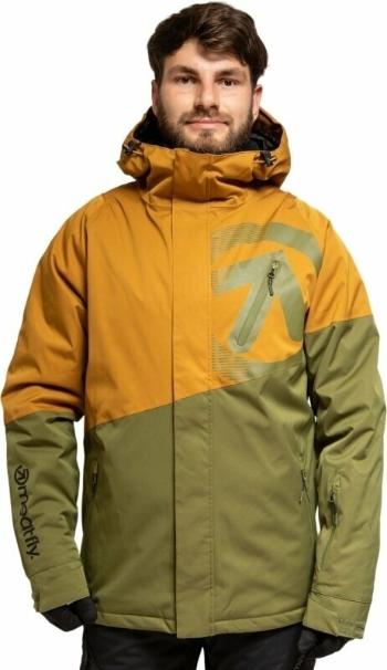 Meatfly Bang Premium SNB & Ski Jacket Wood/Green L Lyžiarska bunda