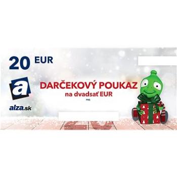 Darčekový poukaz Alza.sk na nákup tovaru v hodnote 20 €