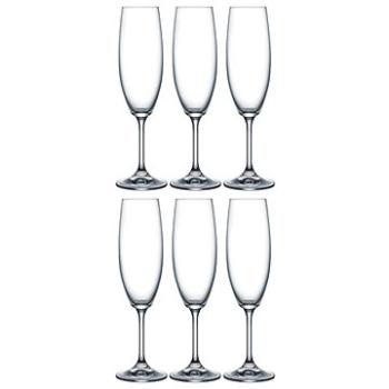 Crystalex poháre na šampanské LARA 220 ml 6 ks (144665)