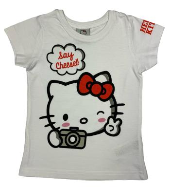 Dievčenské tričko - Hello Kitty biele Veľkosť - deti: 116