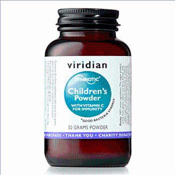 Viridian Children´s Synerbio 50 g (Směs probiotik, prebiotik a vitamínu C pro děti)
