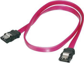 Digitus pevný disk prepojovací kábel [1x SATA zásuvka 7-pólová - 1x SATA zásuvka 7-pólová] 30.00 cm červená