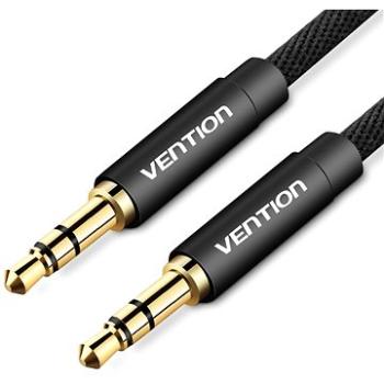 Vention Fabric Braided 3,5 mm Jack Male to Male Audio Cable 1 m Black Metal Type (BAGBF)