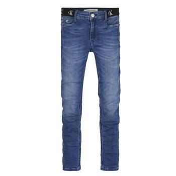 Calvin Klein Jeans  Džínsy Skinny IG0IG00639-1A4  Modrá
