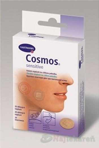 COSMOS Jemná náplasť na rany okrúhla (priemer 2,2cm)  20ks