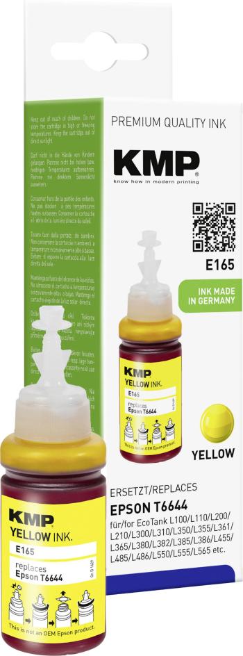KMP Ink refill náhradný Epson T6644 kompatibilná  žltá E165 1629,0009