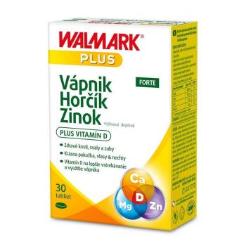 Walmark Vápnik Horčík Zinok FORTE 30 tabliet