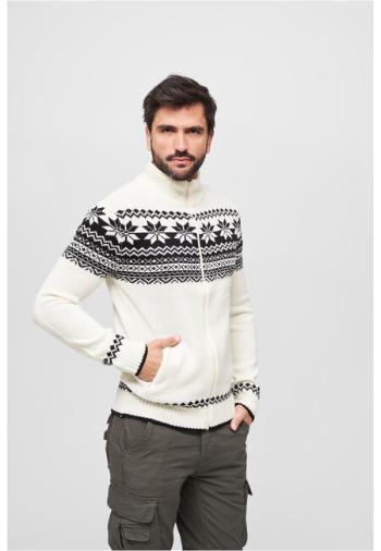 Brandit Cardigan Norweger white - S