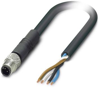 Sensor/Actuator cable SAC-4P- 5,0-PVC/M 8FS BK 1526282 Phoenix Contact