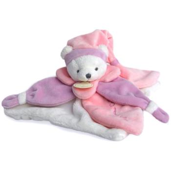 Doudou Gift Set Cuddle Cloth uspávačik Pink Bear 1 ks