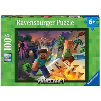 Ravensburger puzzle 133338 Minecraft: Monštrá z Minecraftu 100 dielikov (4005556133338)