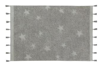 Ourbaby Hippy Stars rug grey 32034-0 obdĺžnik 120x175 cm sivá