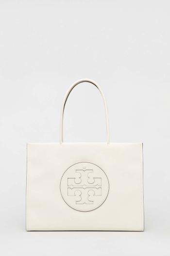 Kabelka Tory Burch biela farba