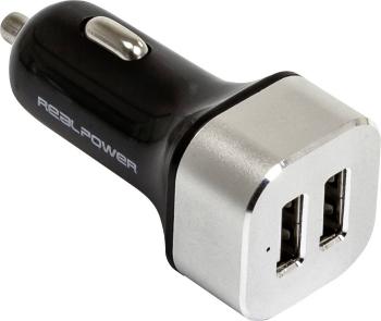 RealPower 176635 176635 USB nabíjačka do auta Výstupný prúd (max.) 2400 mA 2 x USB