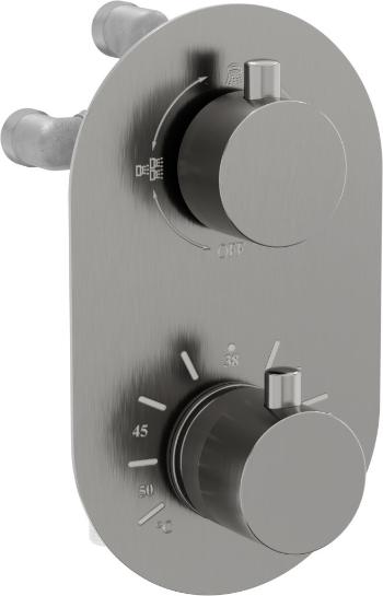 MEXEN - Kai termostatiská batérie sprcha / vaňa 3 výstupy, grafit 77602-66