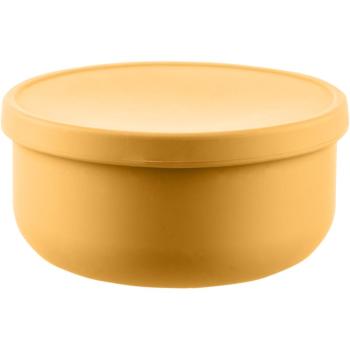 Zopa Silicone Bowl with Lid silikónová miska s viečkom Mustard Yellow 1 ks