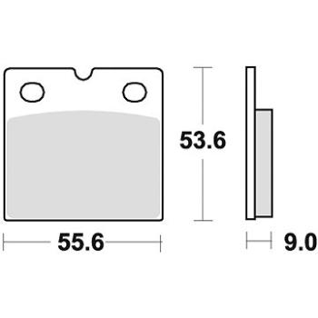 Braking brzdové doštičky (sinterová zmes CM56) (2 ks) M501 – 269 (M501-269)