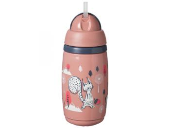 TOMMEE TIPPEE Superstar, Netečúci športový hrnček, 12m +, Ružový 266 ml