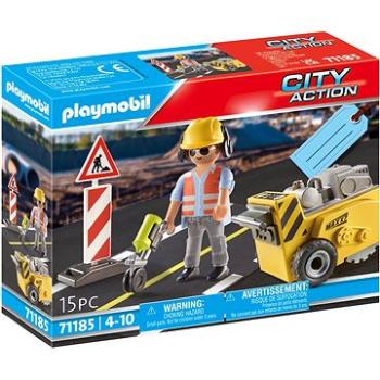 Playmobil 71185 Stavebný robotník s frézou (4008789711854)