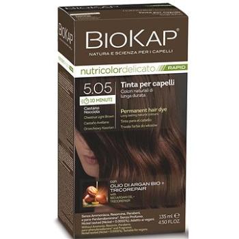BIOKAP Delicato Rapid Farba na vlasy – 5.0 Gaštanová svetlá prírodná 135 ml (8030243015266)