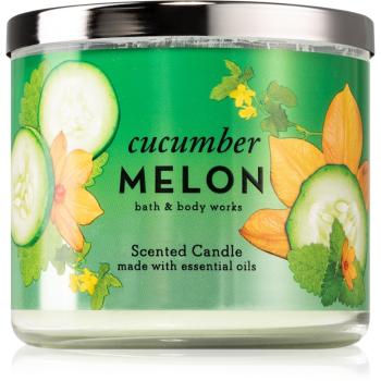 Bath & Body Works Cucumber Melon vonná sviečka 411 g