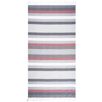 Trade Concept Osuška Fouta so strapcami Stripes red, 90 x 170 cm