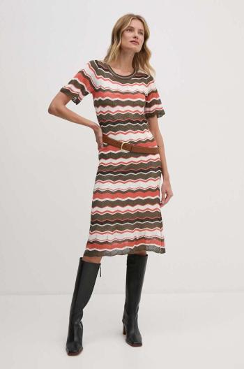 Šaty Pepe Jeans HAVEN DRESS midi, áčkový strih, PL953590